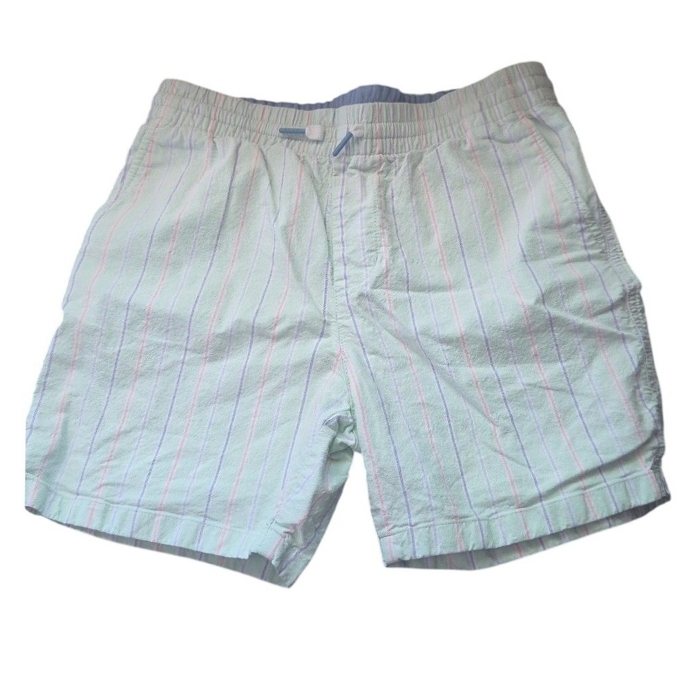 Vineyard Vines Kids Striped Pastel Preppy Shorts Coastal Beach Fresh 16 Stretch